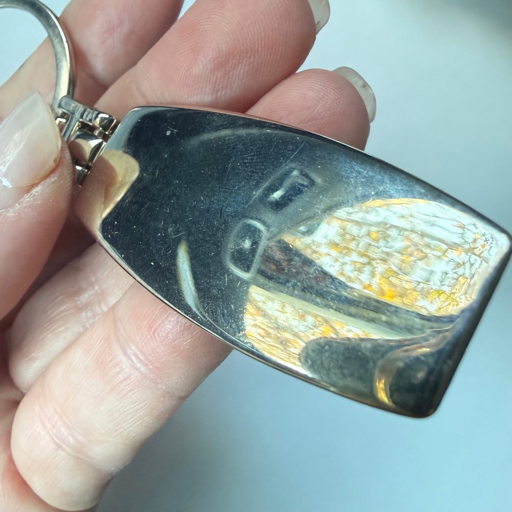 Vintage Neece Tire & Auto Service Advertising Keychain Silver Tone Metal Fob - Picture 4 of 5